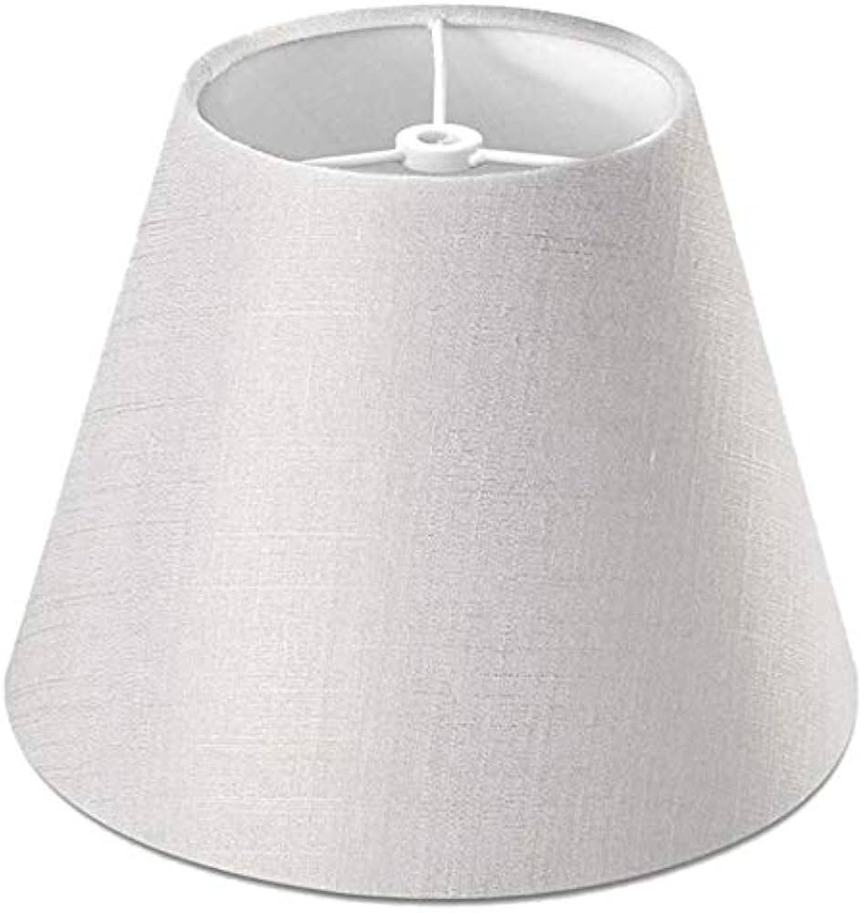 Lamp Shade Linen Fabric White Lamp Shade Small 5 Pouce Top ...