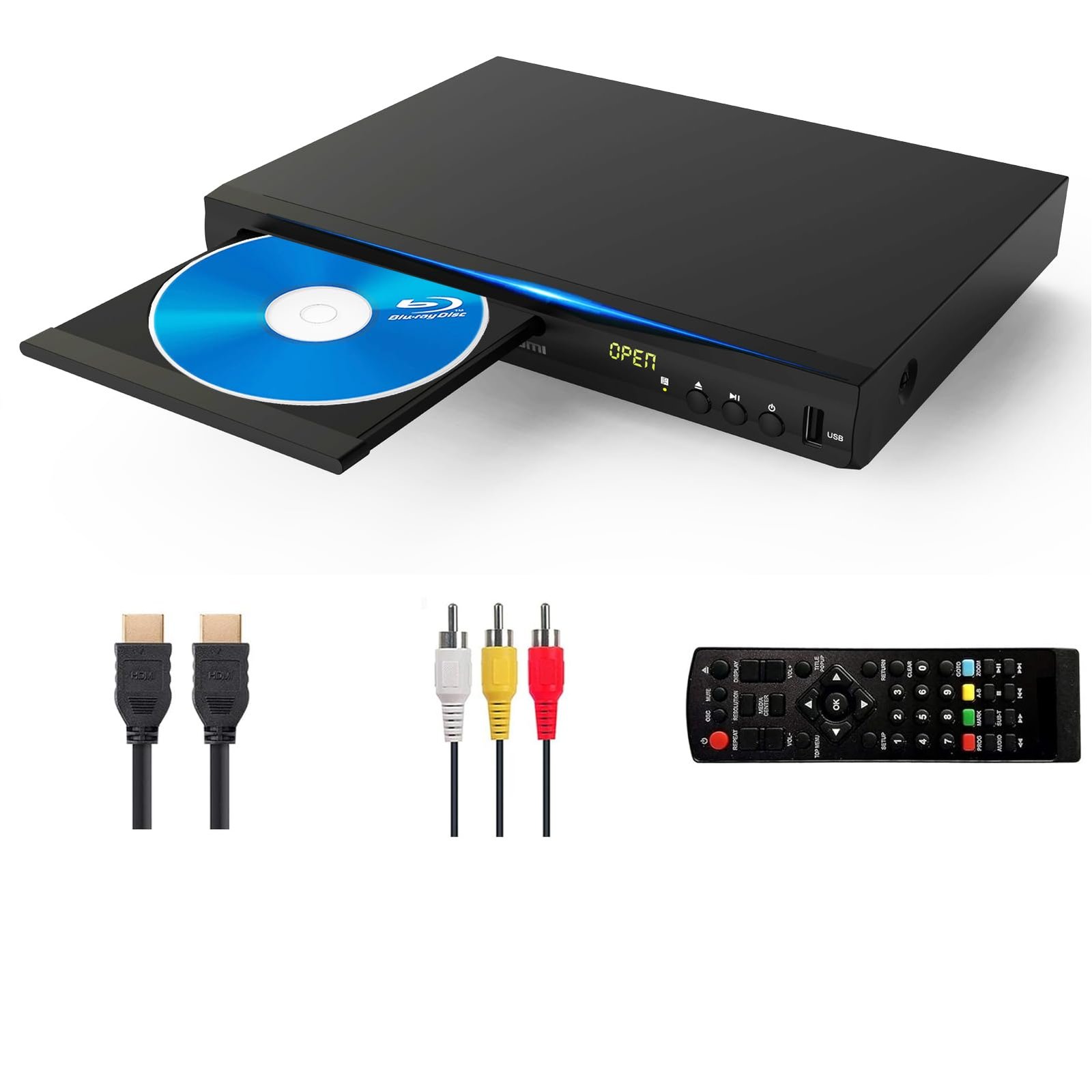 Lecteur DVD Blu-Ray multimédia pour Films et Musique Dolby ...