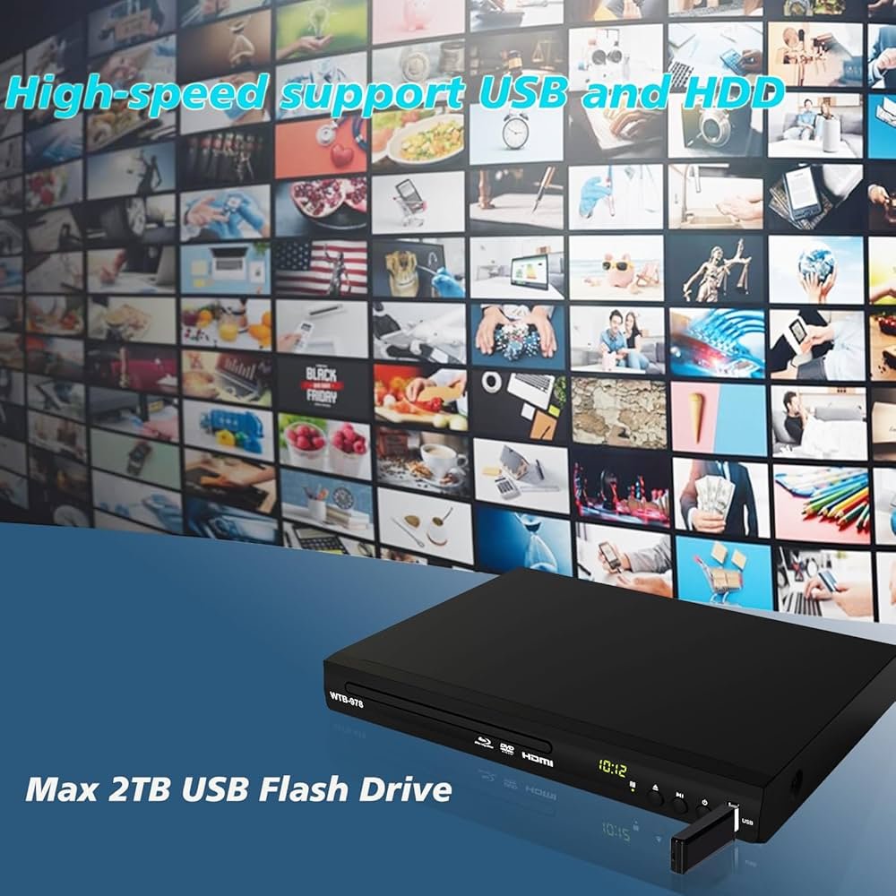 Lecteur DVD Blu-Ray multimédia pour Films et Musique Dolby ...