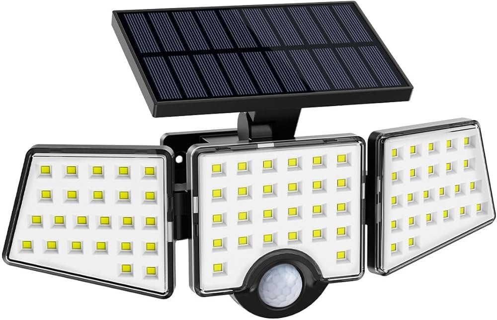 Lepro Lampe de Sécurité Solaire Extérieur Puissante 1200LM ...