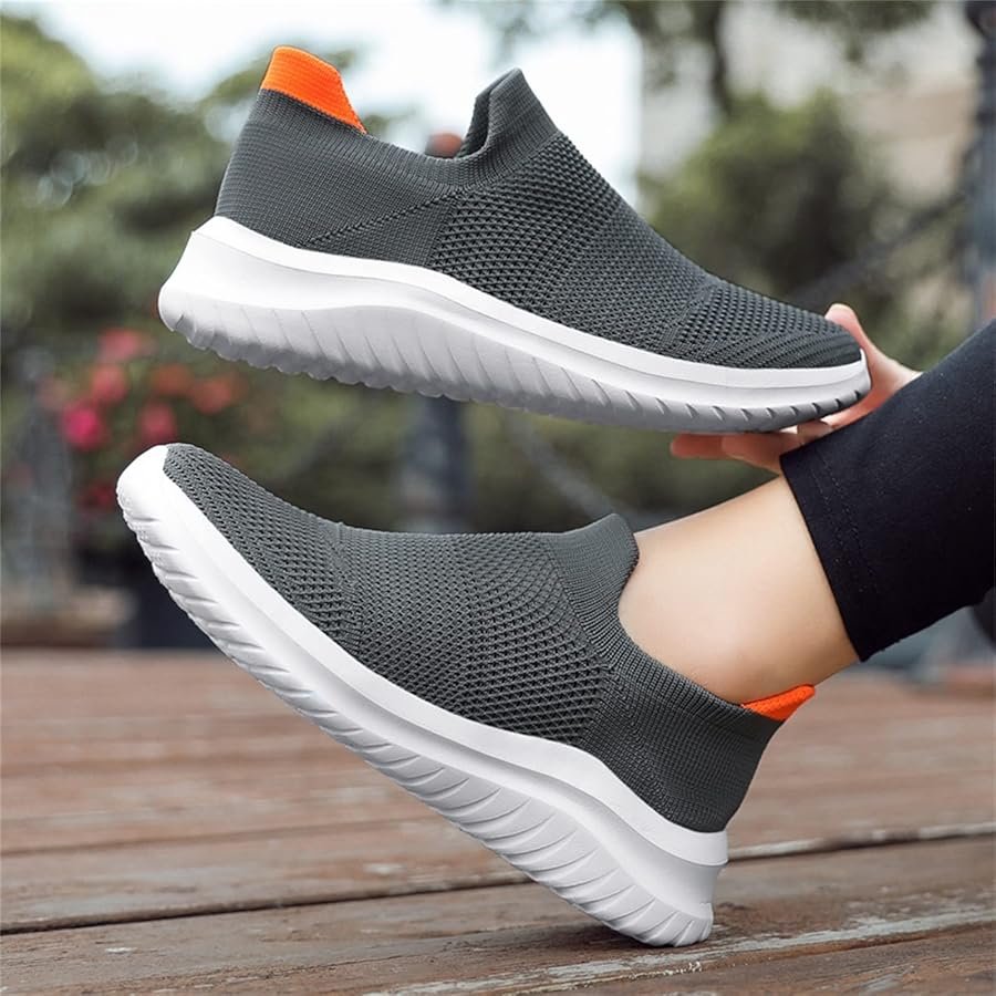 LOIJMK slip on sneakers men walking shoes breathable ...