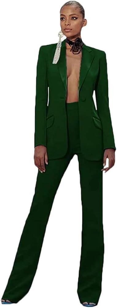 Lot de 2 costumes formels pour femme avec revers en pointe