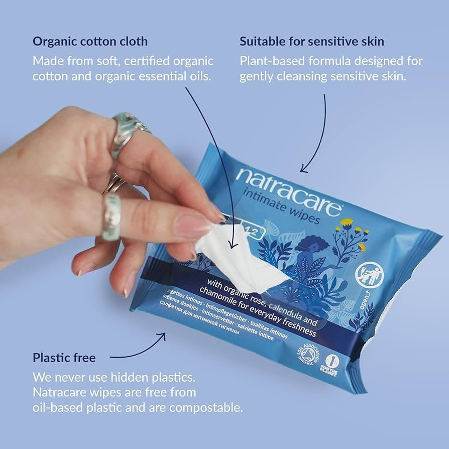 (LOT DE 2) - Natracare - Org Cotton Intimate Wipes | 12wipes | LOT ...