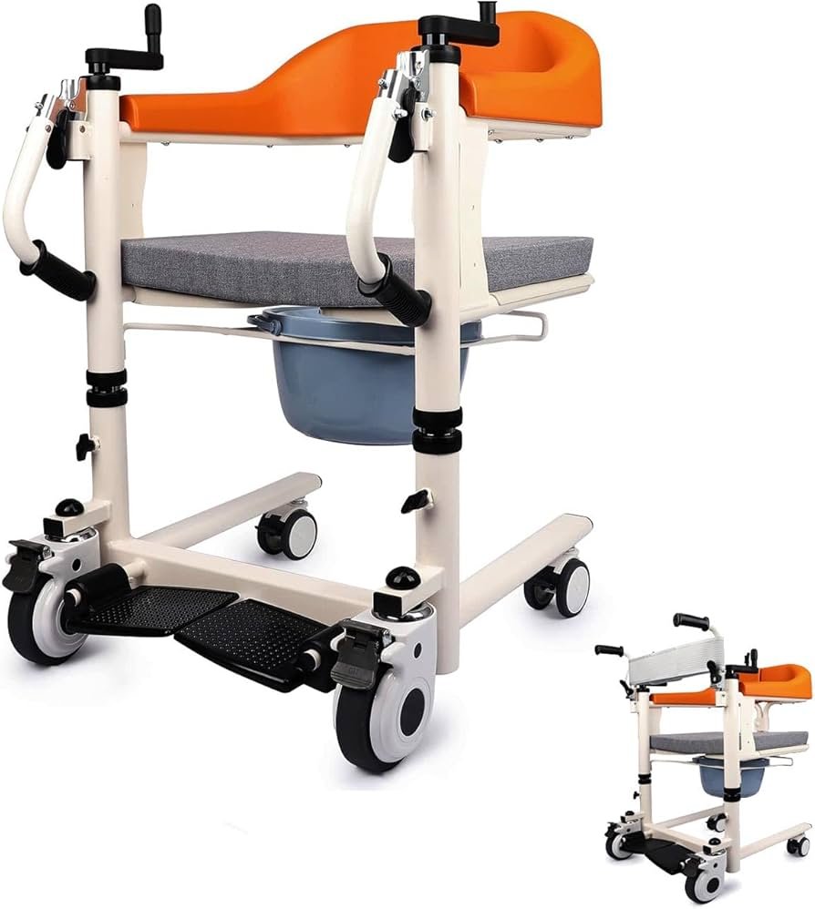 Medical/Patient Transfer Chair, Seated Patient Lift – Manual ...