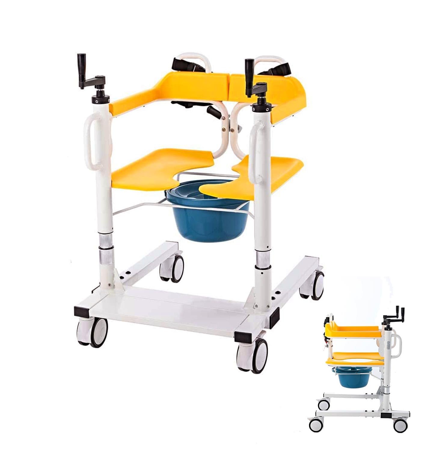 Medical/Patient Transfer Chair, Seated Patient Lift – Manual ...