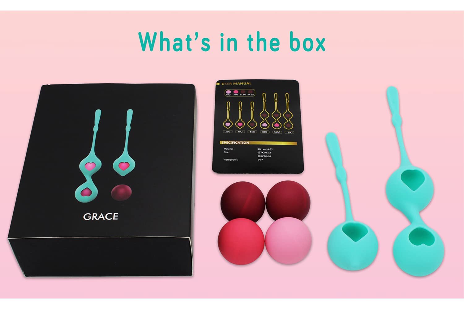 Medical Silicone Kegel Balls | Perineal Rehabilitation | Postpartum ...