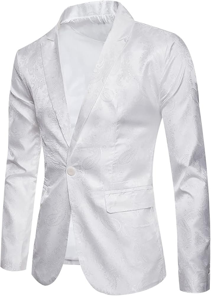 Men's Blazer Suits Casual Jacket Coats Plus Size