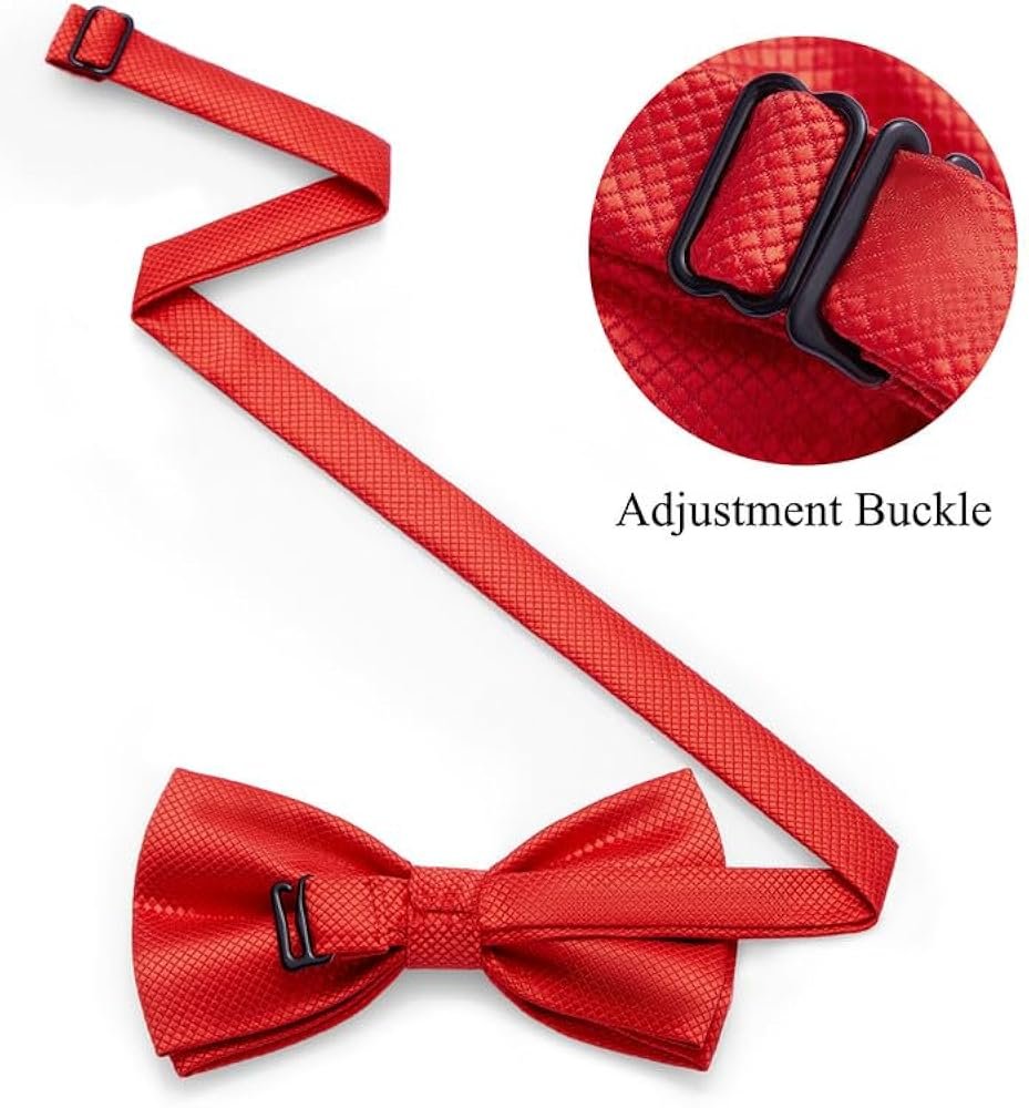 Men's Classic Pre-tied Bow Tie for Formal Wedding Events Solid ...