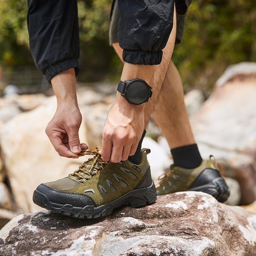 Men's high lightweight hiking shoes, men's leisure shoes, trekking ...