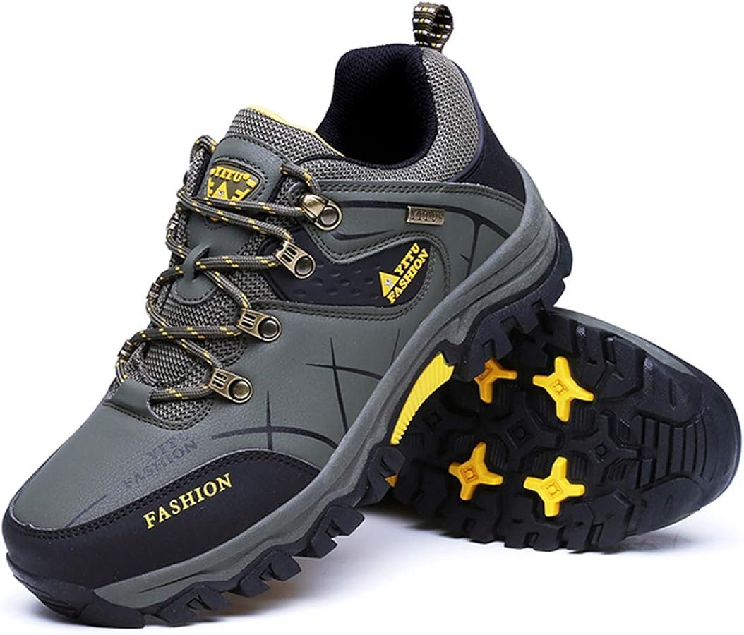 Men's Hiking Shoes Non-Slip Low Trekking Waterproof Outdoor ...