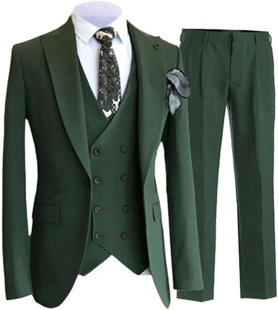 Men's Suits Wedding Dress 3 Piece Set Men's Blazers ...
