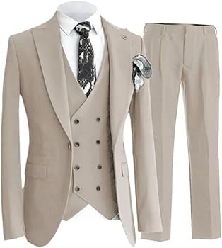 Men's Suits Wedding Dress 3 Piece Set Men's Blazers ...