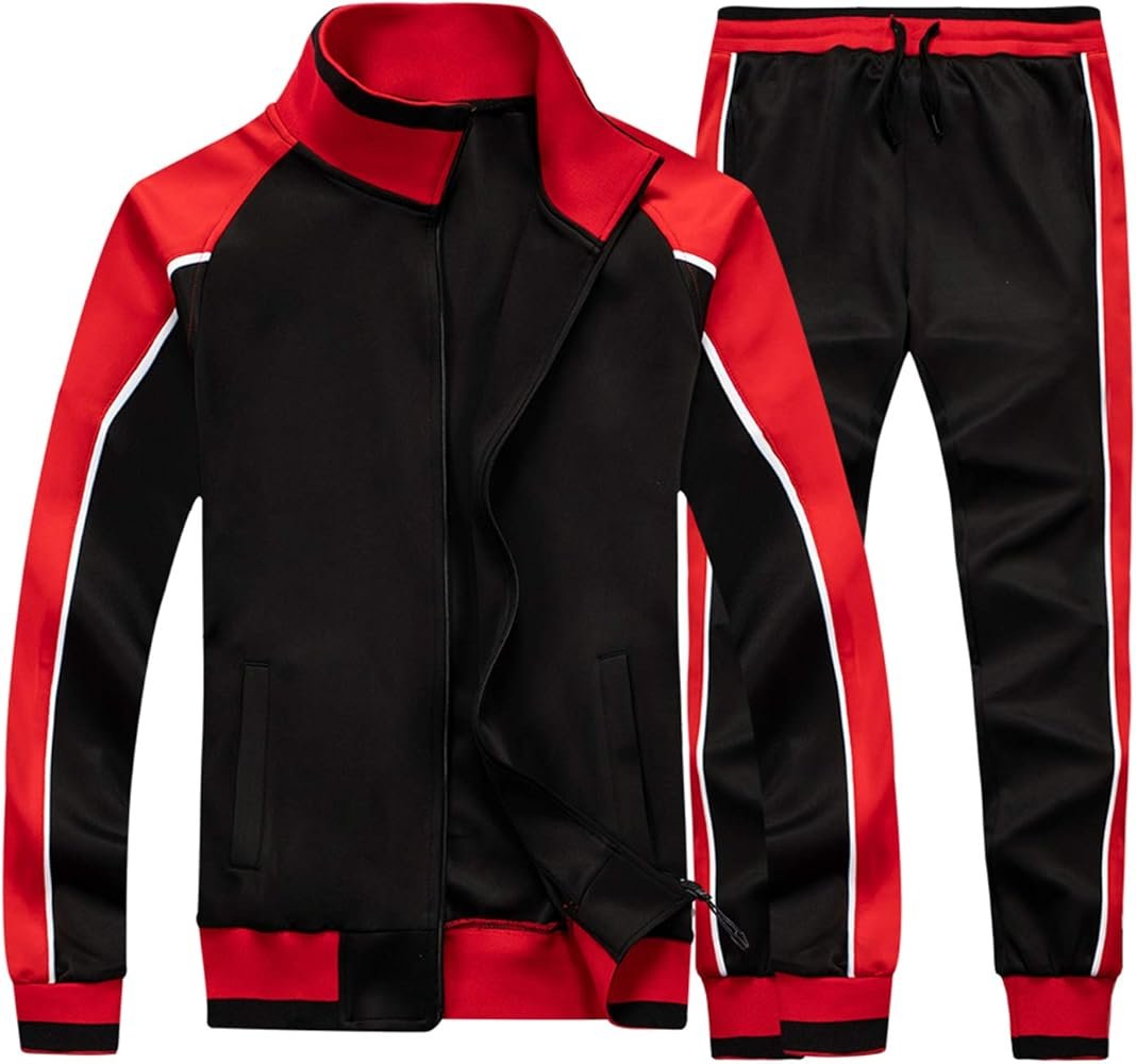 Men's Tracksuit Set Jogging Sports Summer 2 Piece Suit Casual ...