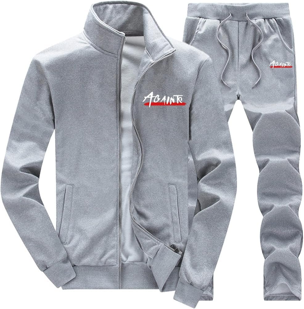Men's Tracksuit Sportswear Winter Warm Leisure Jogging Jacket ...