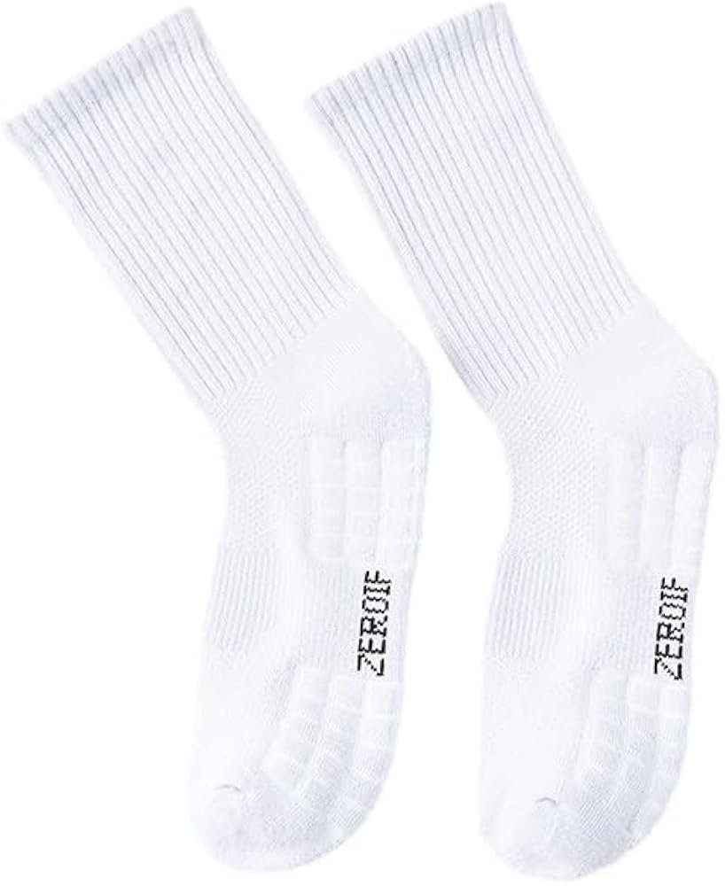 Men's White High Socks for Adults, Sports Socks, Elastic ...