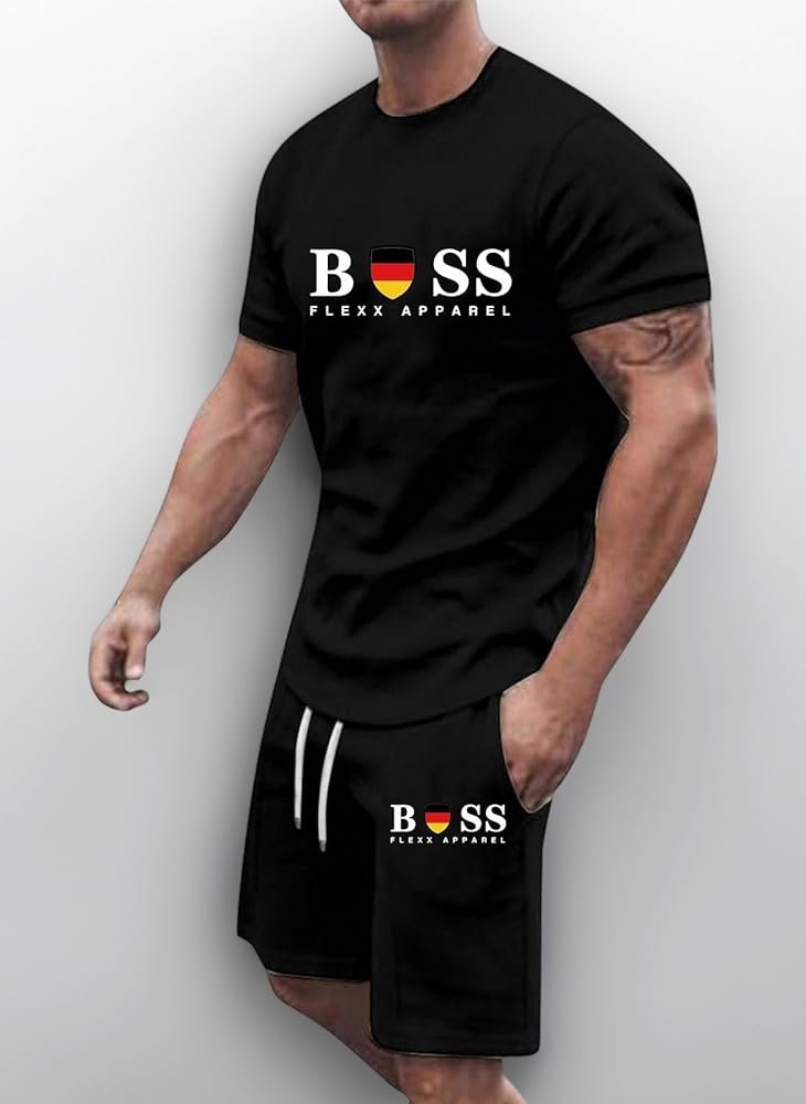 Men Sportswear 2 Piece Sets Men Cheap Sportwear Tee Shirt Man ...
