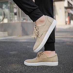 Mens Casual Shoes Casual Shoes Flat Lace Up Round Toe ...