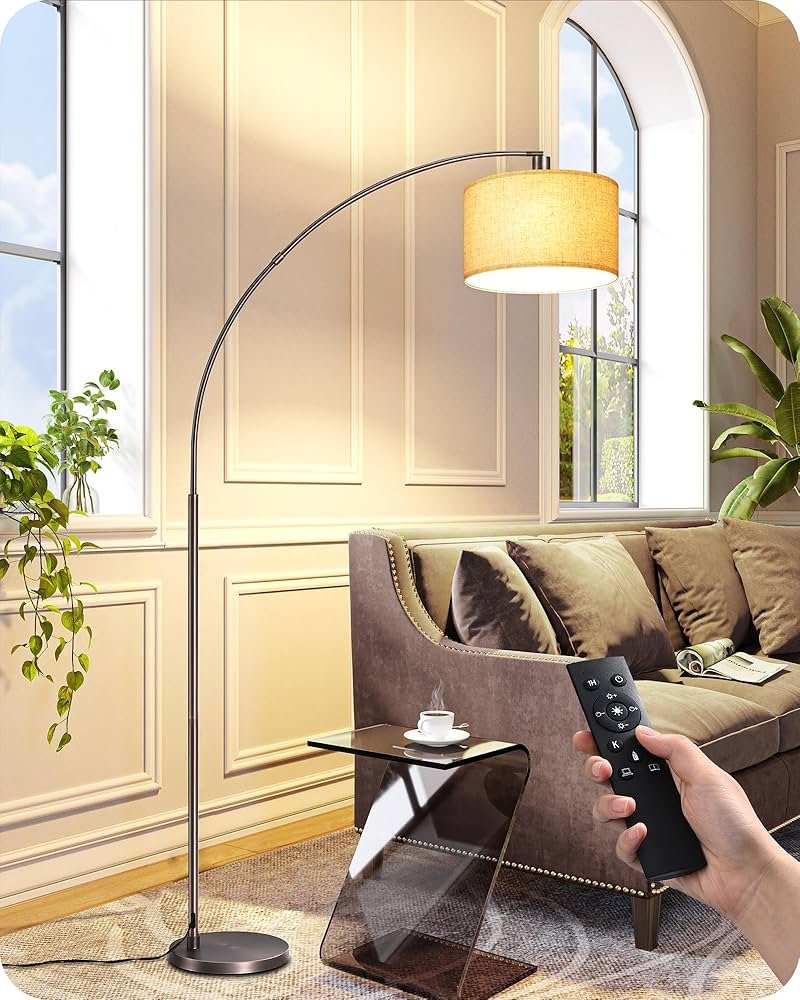 Mid Century Brown Modern Floor Lamp for Living Room ...