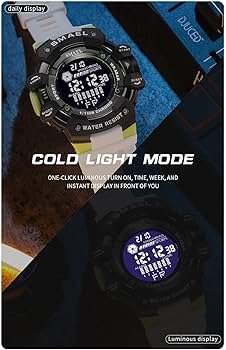 Military Sports Watches for Men 50M Waterproof, Big Face ...