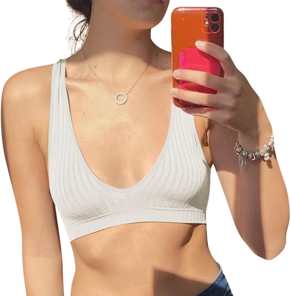 Minetom Women's Sports Bras without Underwire Push Up Bra ...