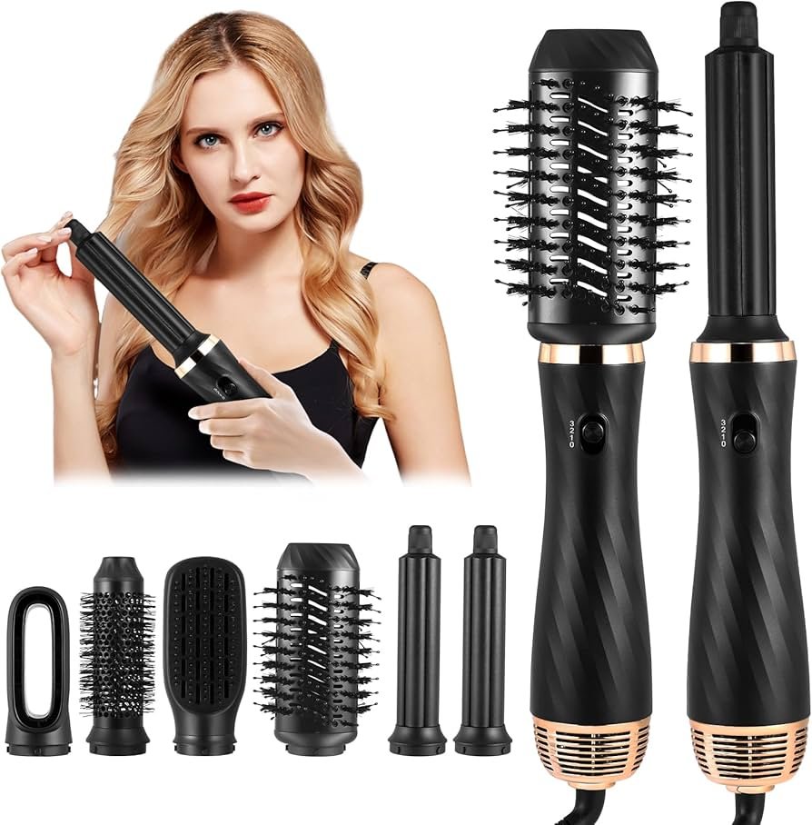 Brosse à Cheveux Pneumatique Démêlante en Poils Naturels