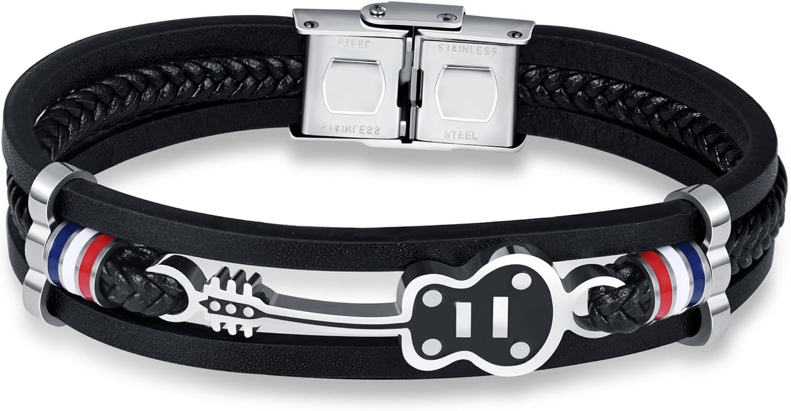 Mode Bracelets Tressé en Cuir Multicouche pour Homme Garçons ...