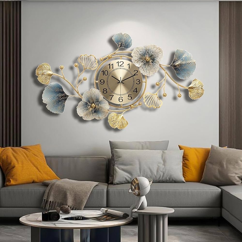 Modern Wall Clocks Metal 3D Wall Clocks for Living Room ...
