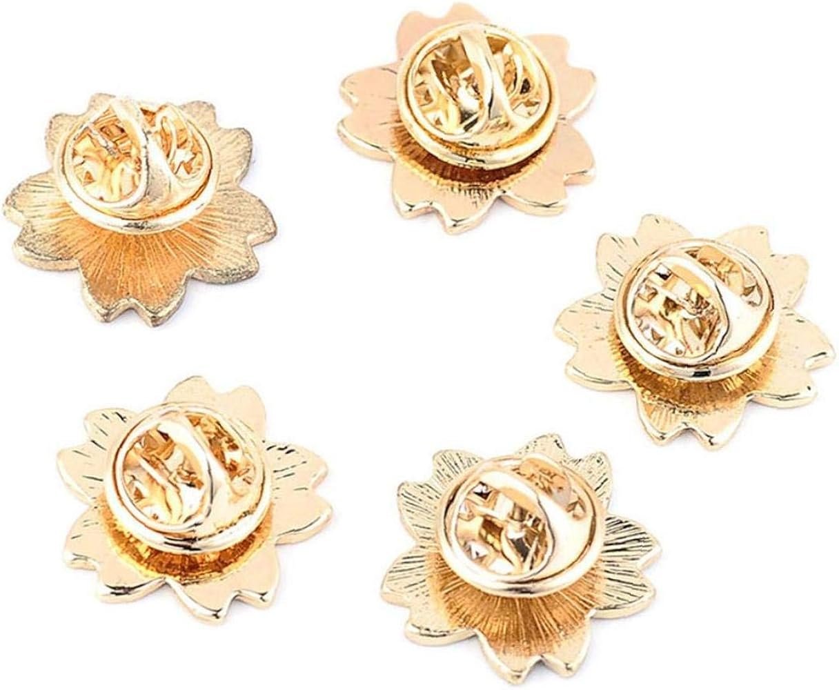 MOKKHNB Lot de 12 broches fleurs de cerisier : Broche chien à ...