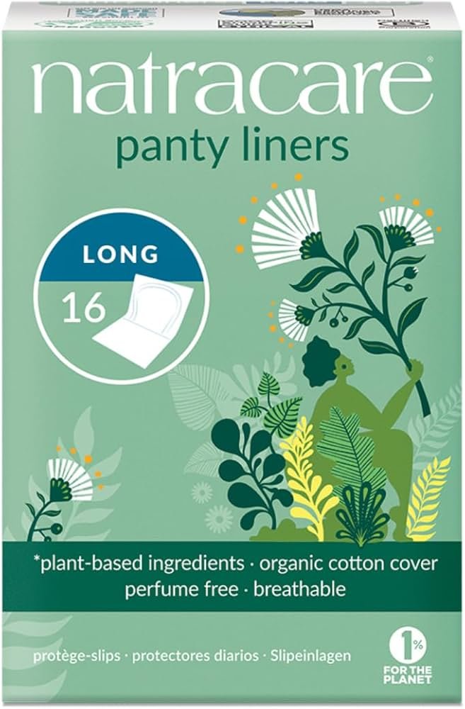 NATRACARE Panty Liners Long Wrapped 16s by Natracare ...