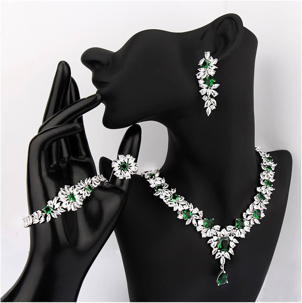 Noble Vivid Flower Apparence Design Collier Et Boucle d'oreille ...