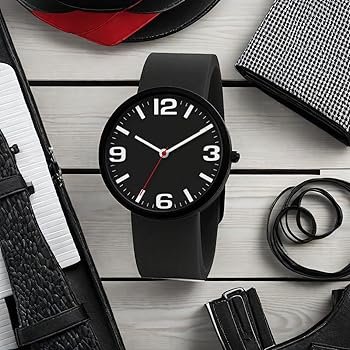 NUOVO Montres unisexe montre facile à lire avec grands chiffres ...