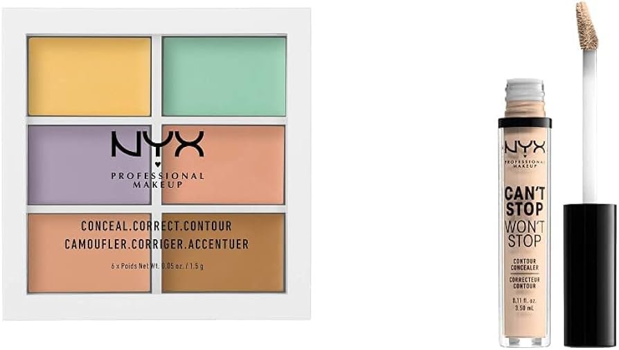 NYX Professional Makeup Colour and correction palette, 6 shades ...
