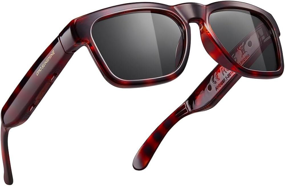 OhO sunshine Water Resistant Audio Sunglasses,Fashionable ...