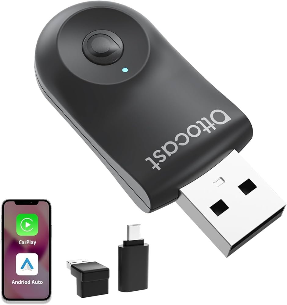 OTTOCAST Mini 2025 Nouveaux, Adaptateur CarPlay sans Fil pour ...