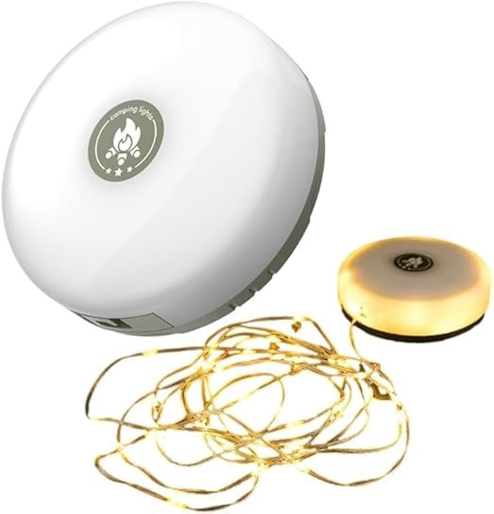 Outdoor Waterproof Portable Stowable String Light,Camping String ...
