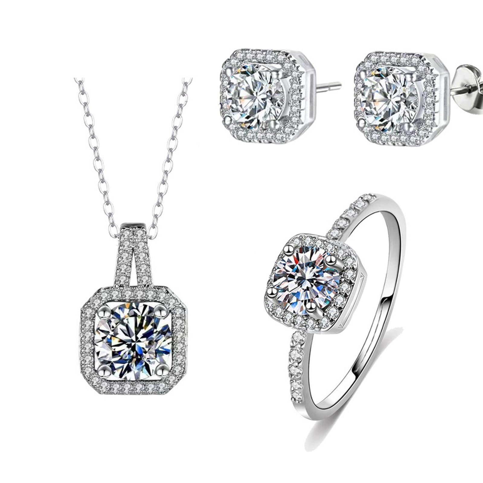 Parure Collier Boucles D'oreilles