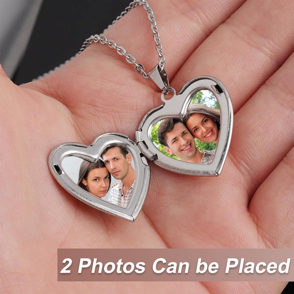 Pendentif Coeur Avec Porte Photo : Bijoux