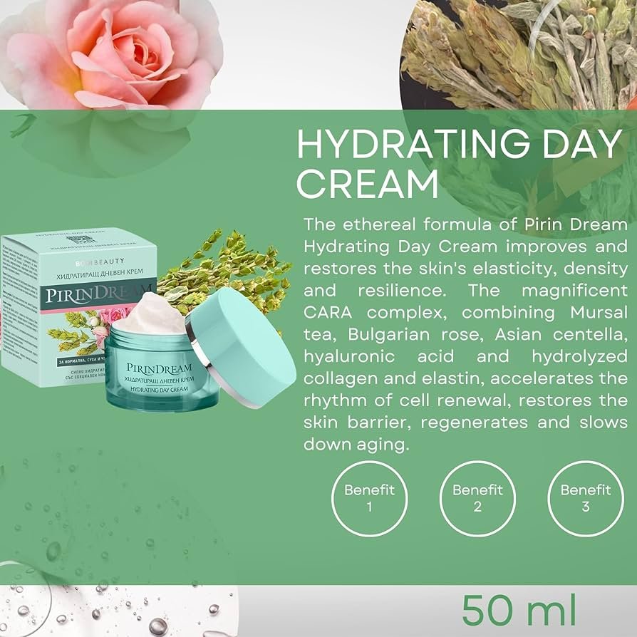 Pirin Dream Crème hydratante visage anti-déshydratation 50 ml ...