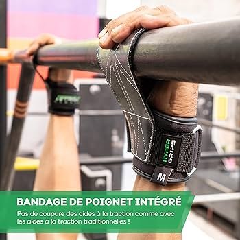 Power Grips for Bodybuilding – Heavy Duty Lifting Straps for Fitness ...