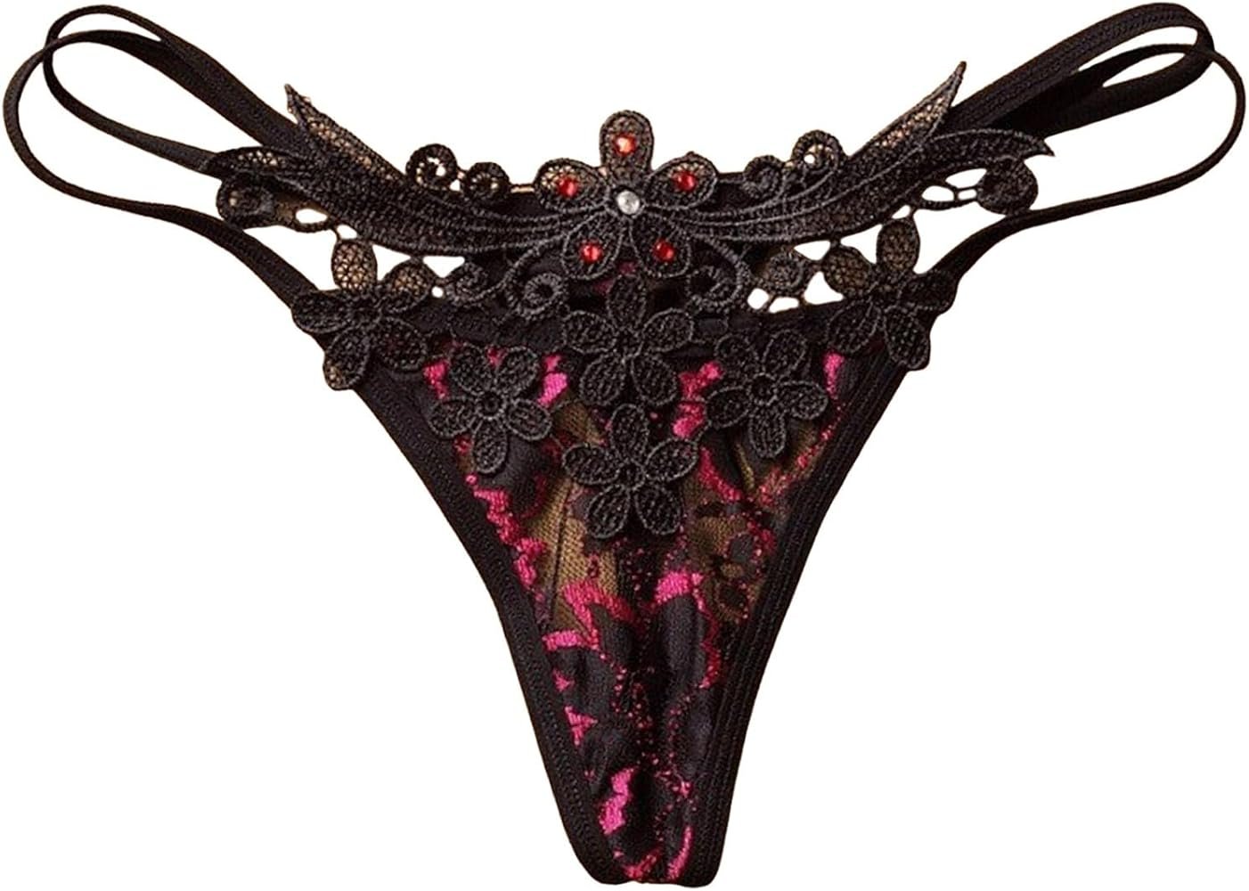Precious Erotic Lingerie, G-String Floral Lace Tangas Underwear ...