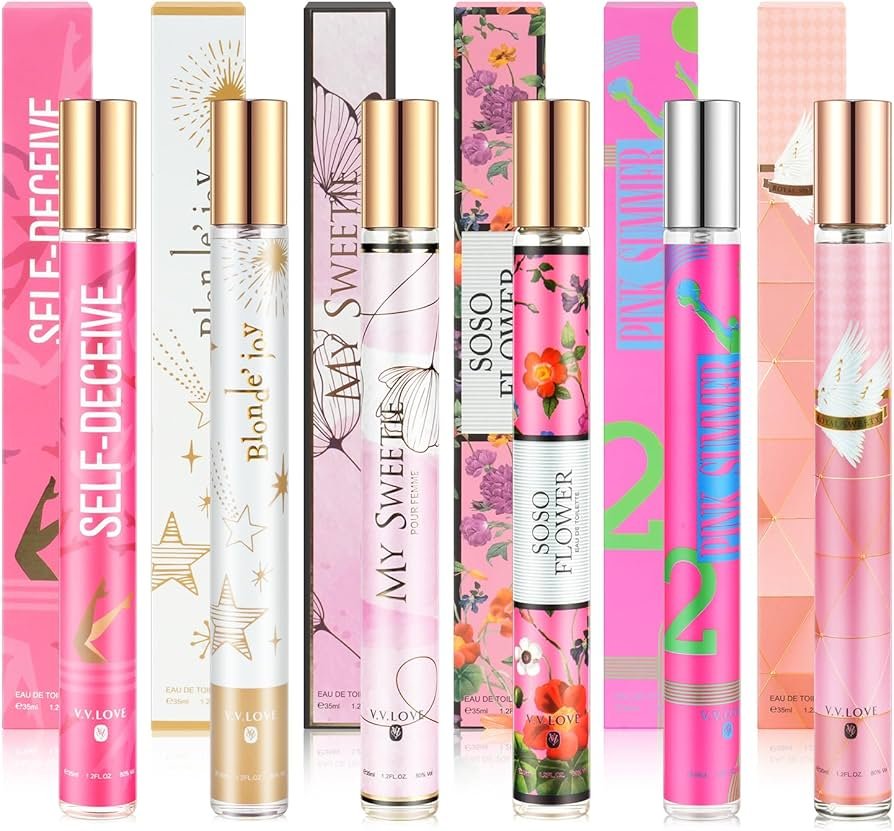 Premium Perfume Gift Set for Women - 6 x 35ml Eau de Parfum ...