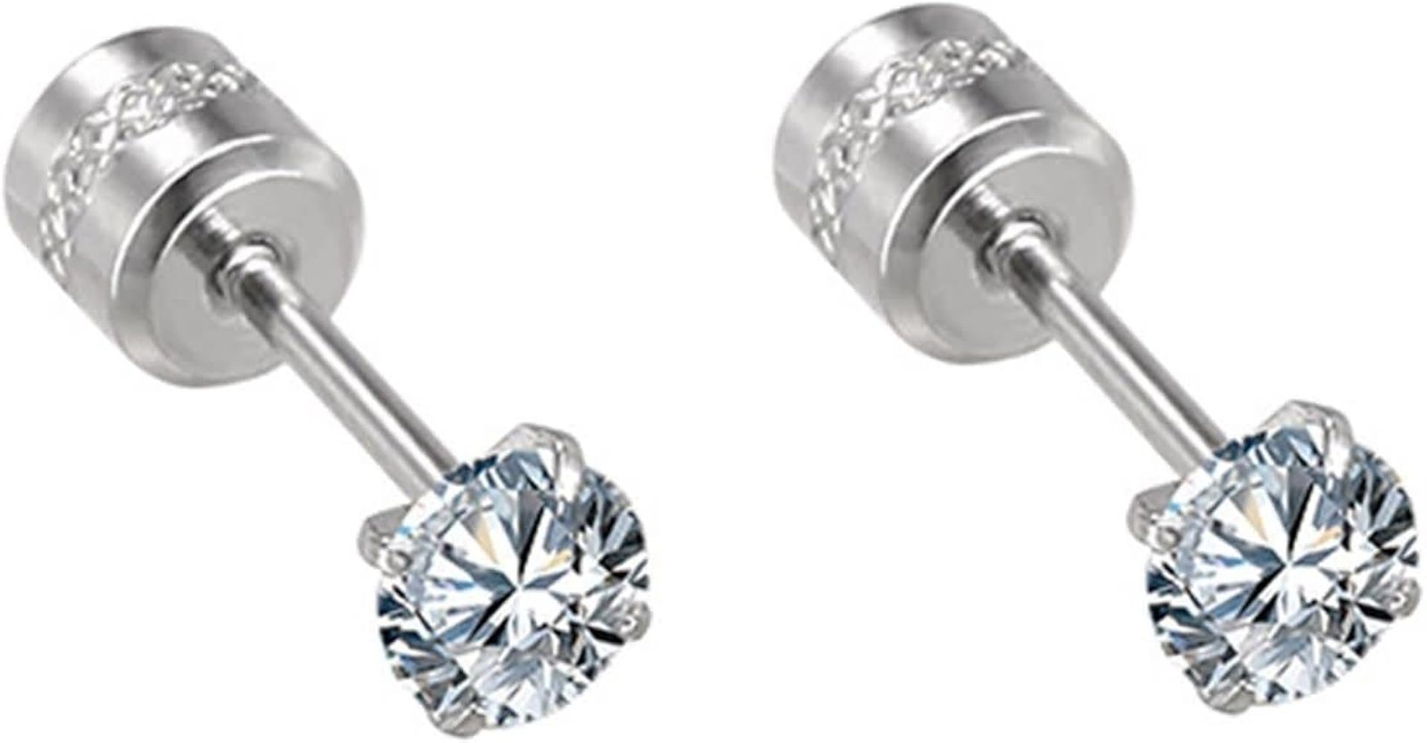 Puce Oreille Acier Inoxydable