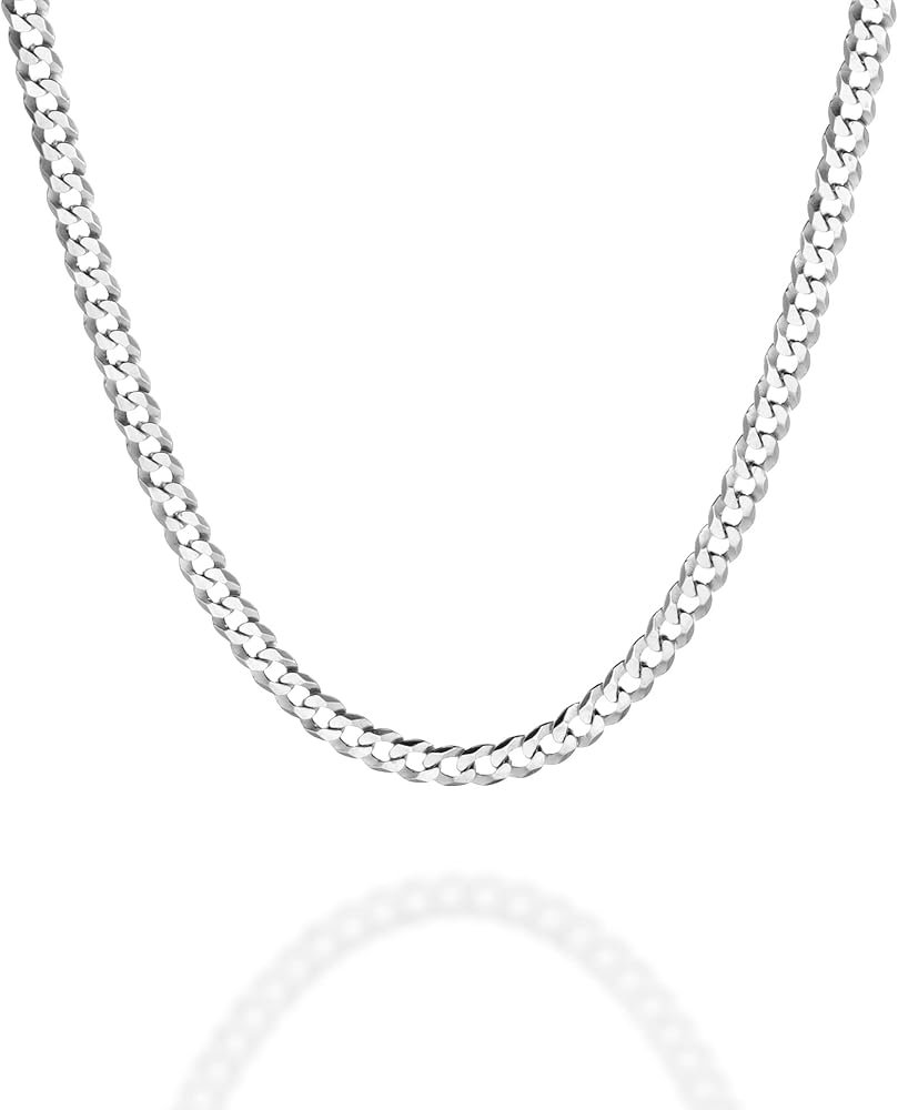 QUADRI - Collier Femme Homme en Argent 925 Diamanté
