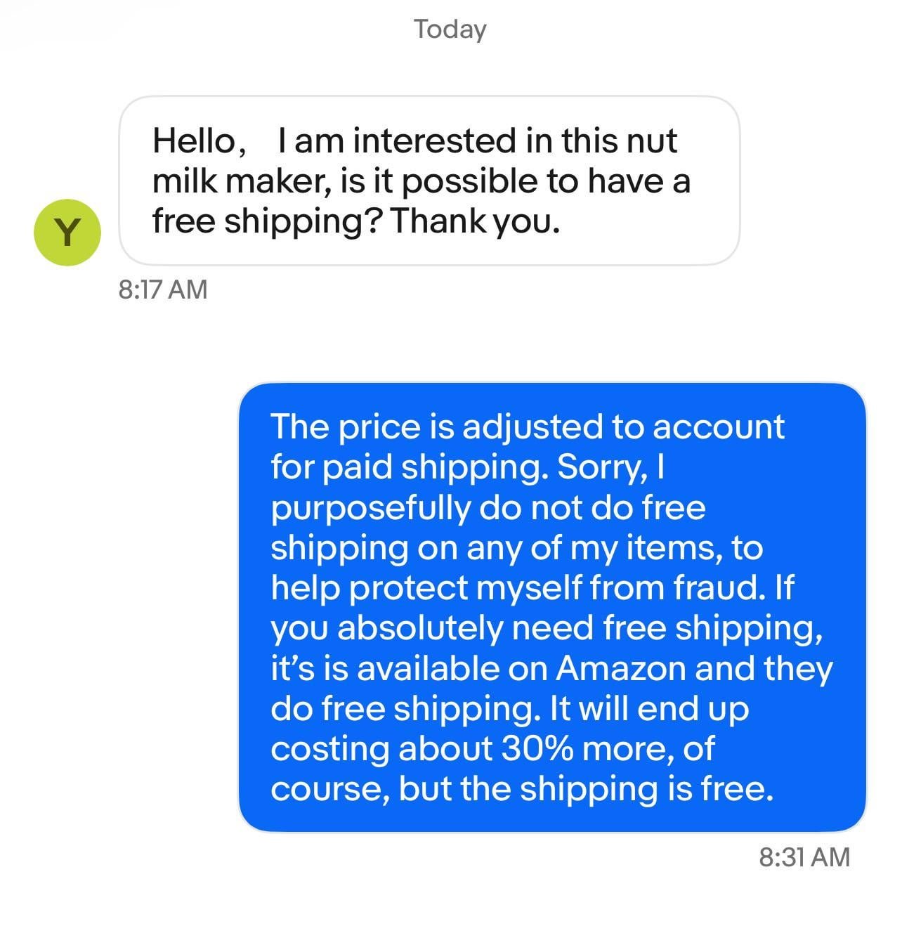 Received seller feedback obviously left for another seller/transaction