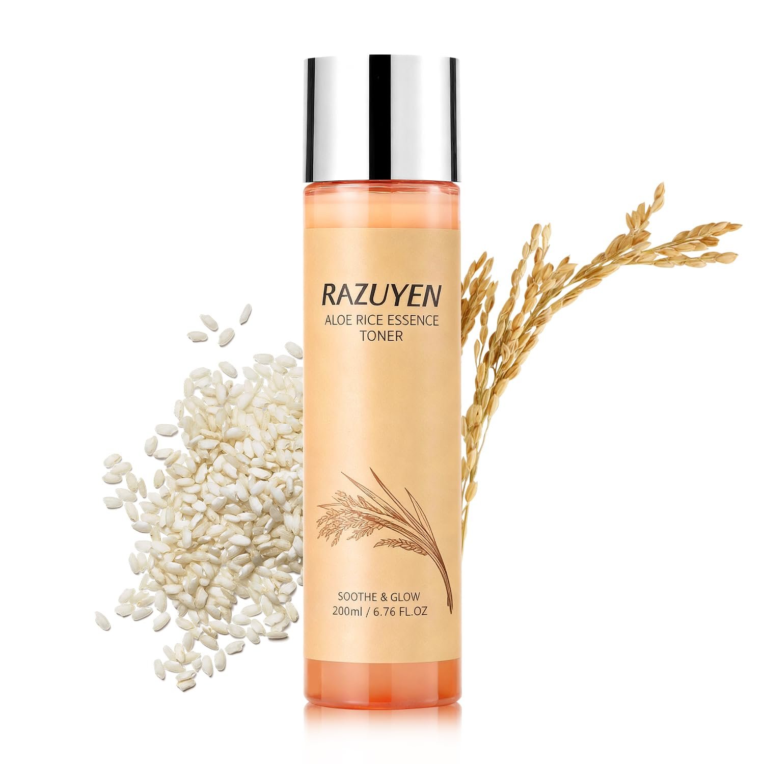 Rice Toner Visage, apaisant la peau, Hydratant & Apporter de l'éclat ...