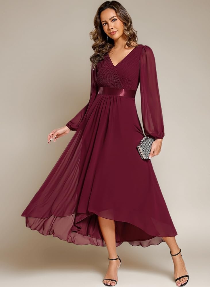 Robe Ceremonie Femme Manche Longue
