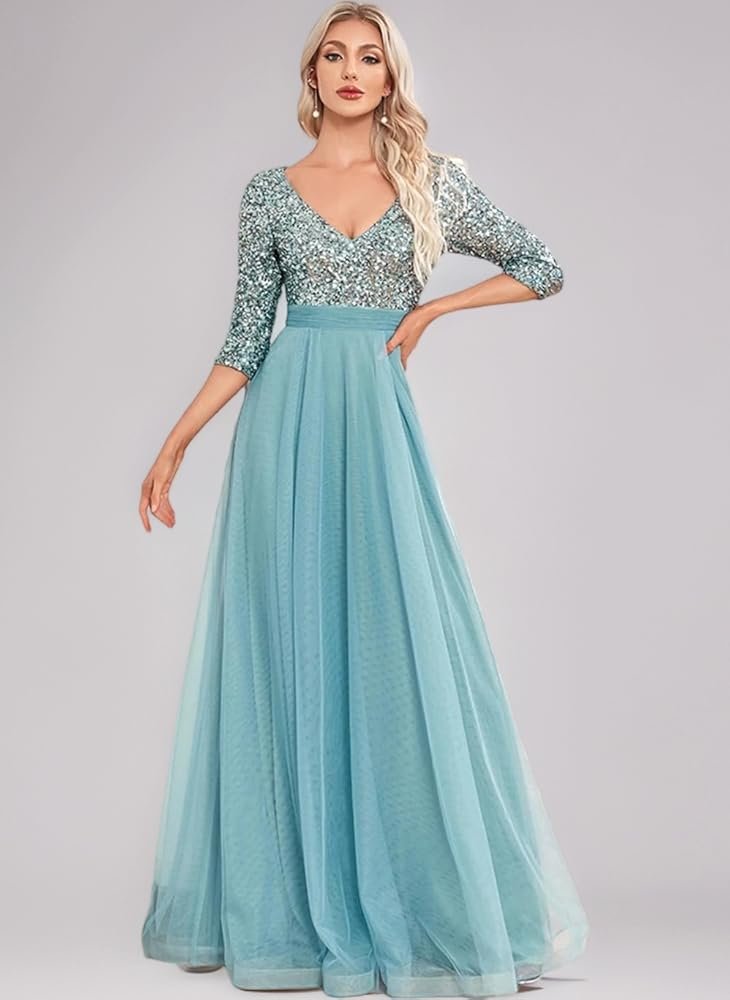 Robe Ceremonie Femme Manche Longue