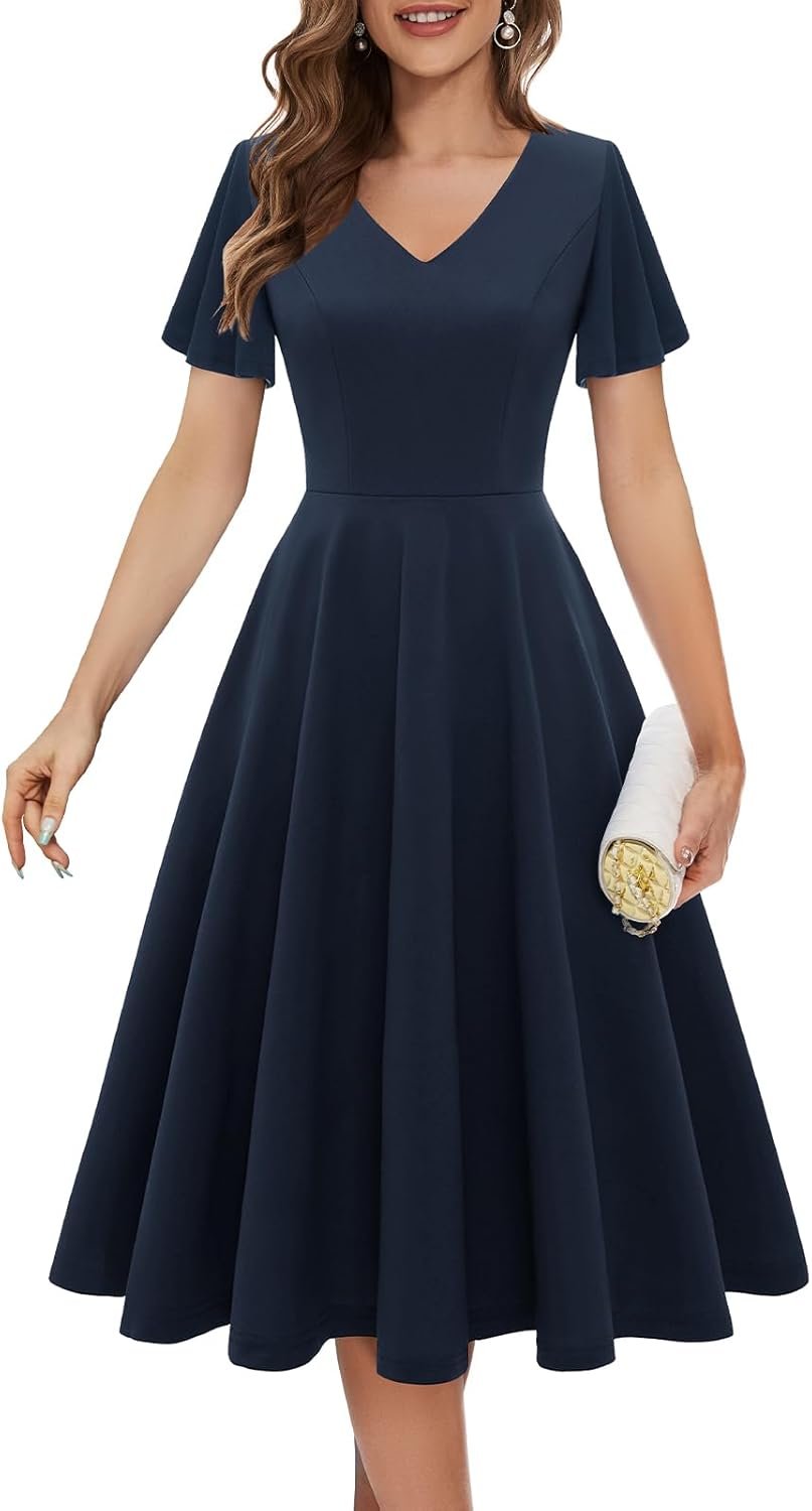 Robe Cocktail Invitee de Mariage - Style Semi-Formel Moderne