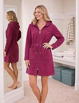 Robe D'intérieur Femme : Vêtements