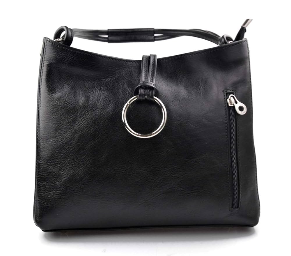Sac À Main - CUIR Veritable - Fabriqué En Italie...